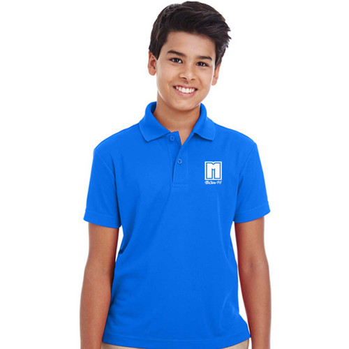 MCP Youth Short Sleeve Polo Shirt - Royal (MCP-POL5Y-RO)
