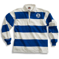 MCP Barbarian Adult Casual 4 Inch Stripe 8 Rugby Shirt - Royal