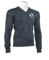 MCP Adult V-Neck Durapil Ultra Acrylic Sweater - Navy