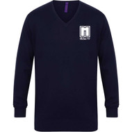 MCP Youth V-Neck Durapil Ultra Acrylic Sweater - Navy (MCP-009-NY)