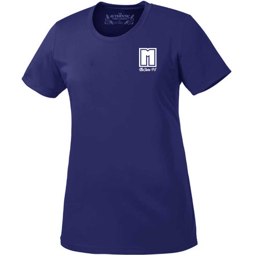 MCP Women’s Short Sleeve Pro Team Polyester Jersey Tee - Navy (MCP-TES2L-NY)