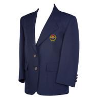 RHCA 7-8 Boys Blazer with Embroidered Crest (Adult Sizes) - Navy
