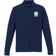 MCP Youth Long Sleeve Polo Shirt - Navy (MCP-POL7Y-NY)