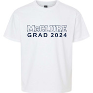 MCP Youth Softstyle Grad T-Shirt - White (MCP-315-WH)