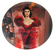 Numbered "Gone With the Wind" collector plate "Scarlett's Resolve" (SOLD)