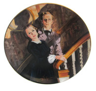 Numbered "Gone With the Wind" collector plate "Melanie and Ashley"