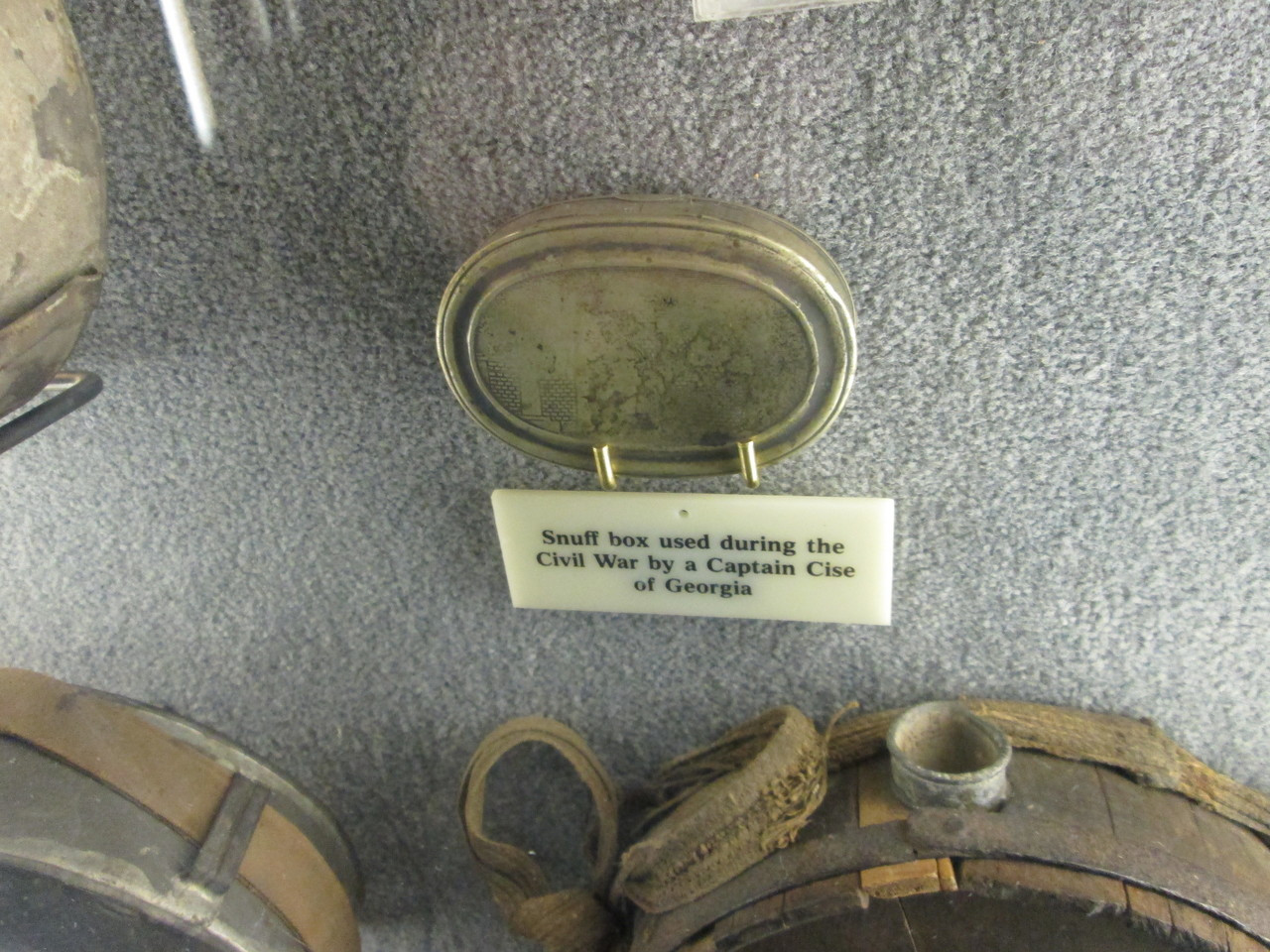 Civil War Brass Snuff Container, as in Gettysburg Museum ON HOLD - Yankee  Rebel Antiques