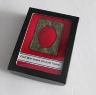 Civil War brass photograph frame (SOLD)