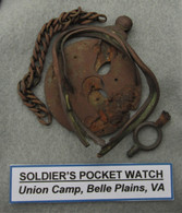 Civil War soldier's pocket watch, dug in Virginia (SOLD)