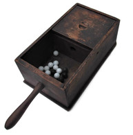 Civil War Ballot Box with glass balls  (SOLD)