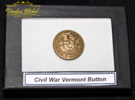 Beautiful Civil War Vermont State Seal Button
