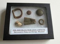 Grouping of Relics from Civil War Campsite, Maryland 4 (PRICE REDUCED)