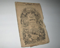 Godey's Lady's Magazine with color & b&w engravings, Dec. 1862 (SOLD)