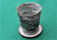 Civil War Soldier's Collapsible Brass Cup, dug Texas, as in books