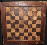 Rare wooden Civil War era homemade Checkerboard (SOLD)