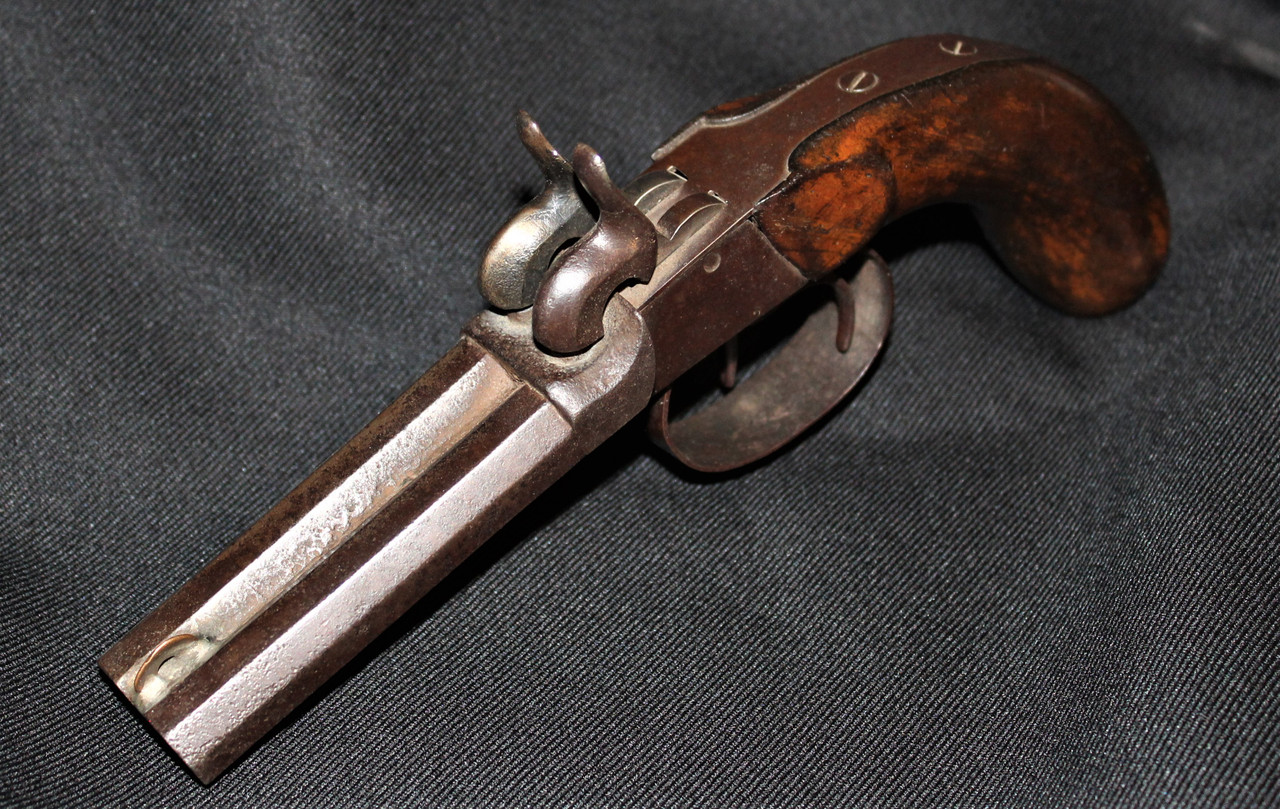 Civil War Double-barrel “Boot” pistol - Yankee Rebel Antiques