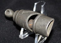 Original Civil War Pewter Whistle with initial                         