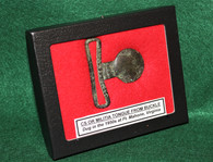 Rare – Confederate or Militia tongue from a 2-piece buckle, dug Ft. Mahone, 1950s  (SOLD,J)