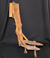 Original Civil War Medical Double Incline Leg Splint, as in Gettysburg Museum
