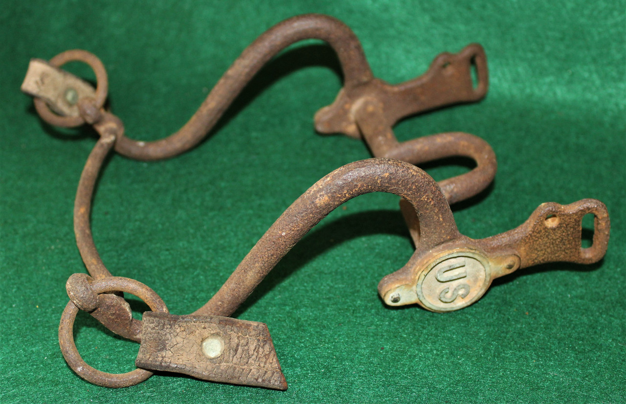 Original Civil War Complete Cavalry Horse Bit with both "US" bosses