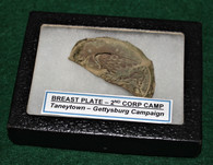 Union Breast Plate skin dug 2nd Corp camp Taneytown, Maryland                       