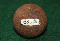 Civil War Artillery 1” canister ball from the MOLLUS Museum, Philadelphia      
