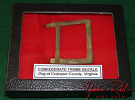 Broken Confederate Frame Buckle, dug at Culpepper, VA                     