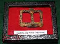 Cavalry buckle found on East Cavalry Field, Gettysburg  2(SOLD)        