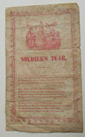 Original Civil War Printed Poem (SOLD)