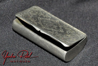 Early Engraved Officer’s Silver Snuff Box                              
