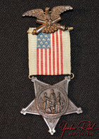 Grand Army of the Republic (GAR) Membership Badge with number (SOLD)