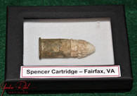 Civil War Spencer Cartridge recovered at Fairfax, Virginia                         