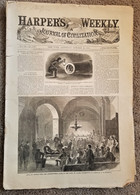 Original Harper’s Weekly Newspaper, dated Oct. 21, 1865 – Dr. Mudd and Captain Wirz