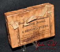 Frankford Arsenal “1863” dated Four Second Fuse Package     