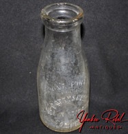 Original Early Gettysburg One-Pint Milk Bottle  