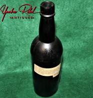 Civil War “black glass” Wine/Whiskey Bottle                                         