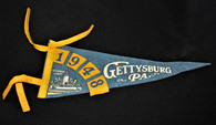 Early Souvenir Gettysburg Pennant, dated 1948 (SOLD)