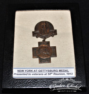 NEW YORK AT GETTYSBURG MEDAL, 50TH REUNION 1913         