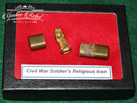 Civil War Brass Cased religious icon                           