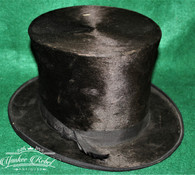 Mid-19th century Silk Top Hat, famous London maker , hatter to the Queen and Napoleon 