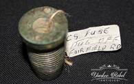 Confederate Artillery Time Fuse Adapter from Fairfield Rd., Gettysburg (SOLD)      