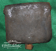 Early Civil War Leather Cartridge Box                                         