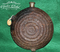 Maker-marked Bullseye Canteen recovered from the Trevilian Station, VA Battlefield