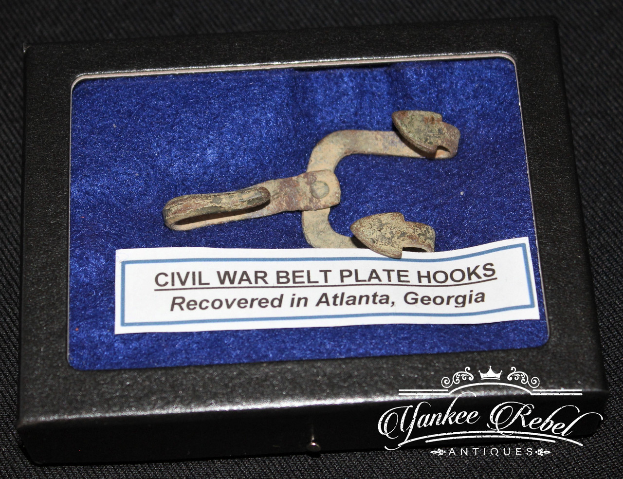 Hooks from the back of a Civil War Belt Plate, dug in Atlanta - Yankee  Rebel Antiques