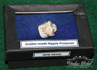 Civil War hand-carved bullet Nipple Protector, dug at New Bern, NC      