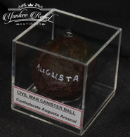 Two-inch Confederate Canister Ball recovered from the Augusta Arsenal in Georgia   
