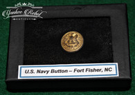 Original Civil War Navy button, dug on the outskirts of Ft. Fisher, NC