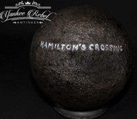 Civil War US/CS 12-pounder Cannonball, recovered Hamilton’s Crossing, Fredericksburg  