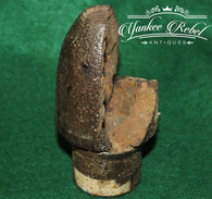 Civil War Union Hotchkiss Artillery Shell, recovered at Gettysburg. (SOLD)      