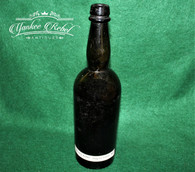 Civil War “black glass” Wine/Whiskey Bottle, recovered at Ft. Fisher, NC (SOLD,M) 